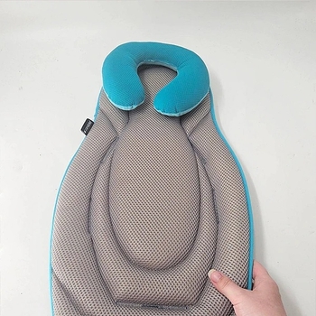 Кокон-вкладиш Candide Baby Pad Air+, універсальний, 0-6 міс., 63х32 см, сірий (704690/24611) - Pampik - 4