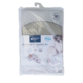 Подушка похила Candide Air+ 15°, 65х35х8 см, сірий (264861/28029) - Pampik - 2