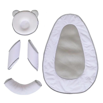 Обмежувач-гніздо Candide Air+Memory Панда, 60х40х10 см, білий (274690/21085) - Pampik - 2