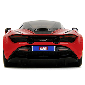 Машина металева Jada Марвел. Людина-Павук Макларен 720S з фігуркою Людини-Павука, 1:24, червоний (253225034) - Pampik - 13