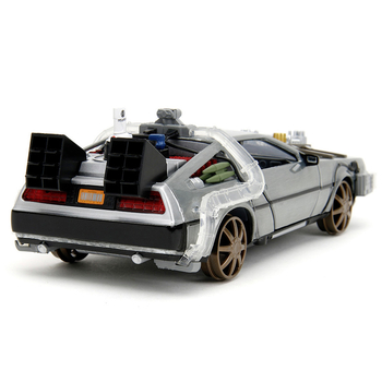 Машина металлическая Jada Назад в будущее 3 Машина времени, 1:24, серый (253255073) - Pampik - 3