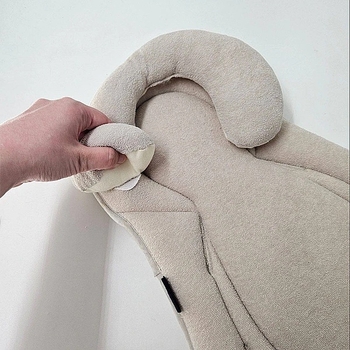 Кокон-вкладыш Candide Baby Pad, универсальный, 0-6 мес., 63х32 см, кофейный (703970/14993) - Pampik - 4