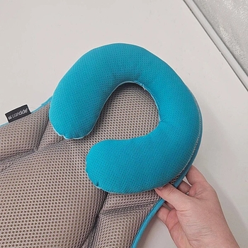 Кокон-вкладиш Candide Baby Pad Air+, універсальний, 0-6 міс., 63х32 см, сірий (704690/24611) - Pampik - 5