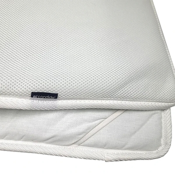 Наматрацник дихаючий Candide Air+, 120х60 см, білий (514250/27089) - Pampik - 3