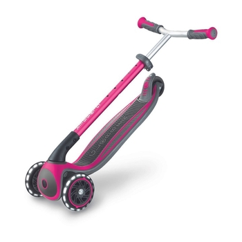 Самокат Globber Master Lights, колеса з підсвіткою, рожевий (662-110) - Pampik - 9
