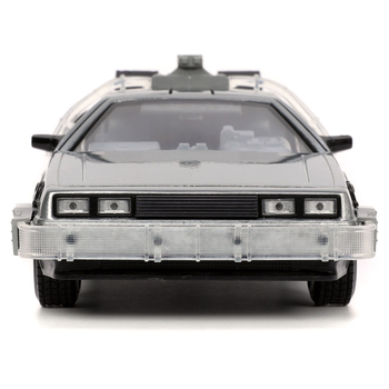 Машина металева Jada Назад у майбутнє 1 Машина часу, зі світловим ефектом, 1:24, сірий (253255038) - Pampik - 14