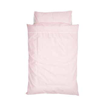 Комплект постільної білизни Twins Батист 3D, 120х90 см, 4 предмети, рожевий (3034-TB-08) - Pampik