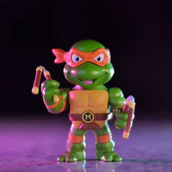Фигурка металлическая Jada Черепашки-ниндзя 4. Микеланджело, 10 см (253283002) - Pampik - 7