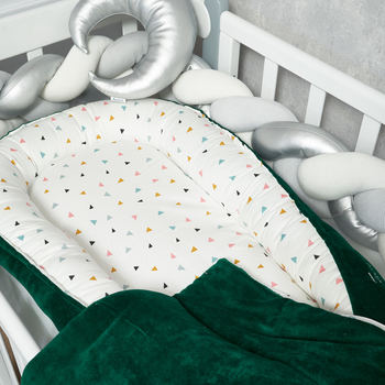 Кокон-позиціонер Twins Dreams, смарагдовий (9030-KPTD-106) - Pampik - 2