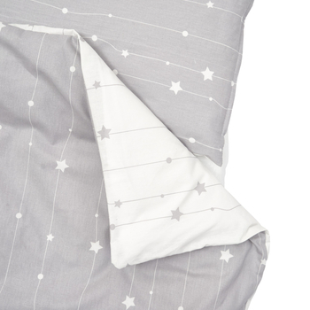 Комплект постільної білизни Twins для двійні, 110х70 см, 6 предметів, сірий (3022-TW2-10) - Pampik - 2