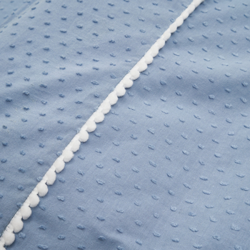 Комплект постільної білизни Twins Батист 3D, 120х90 см, 4 предмети, джинсовий (3034-TB-09) - Pampik - 2