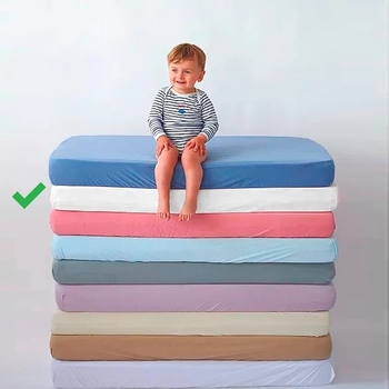 Простирадло на резинці Candide, водонепроникне, 120х60 см, білий (694163/25619) - Pampik - 6