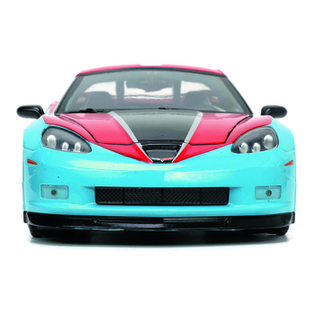 Машина металлическая Jada Марвел Шевроле Корвет с фигуркой Доктора Стренджа, 1:24, голубой (253225024) - Pampik - 6