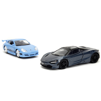 Набір машинок металевих Jada Форсаж Порше 911 GT3 R5 та Макларен 7Z05, 1:32, 2 шт. (253202012) - Pampik - 3