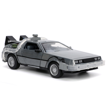 Машина металева Jada Назад у майбутнє 1 Машина часу, зі світловим ефектом, 1:24, сірий (253255038) - Pampik - 3