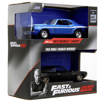 Набор машинок металлических Jada Форсаж 2 Додж Чарджер и Шевроле Камаро, 1:32, 2 шт. (253202013) - Pampik - 6