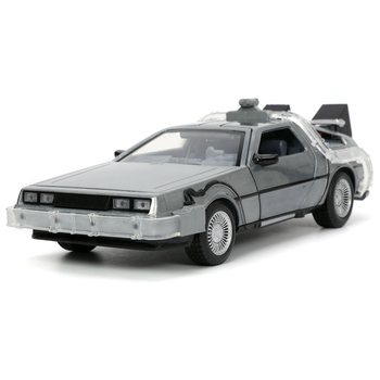 Машина металева Jada Назад у майбутнє 1 Машина часу, зі світловим ефектом, 1:24, сірий (253255038) - Pampik - 4