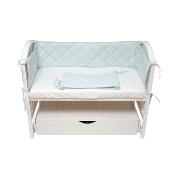 Бампер Twins Premium, стеганый, 360х30 см, мятный (2027-P200-14) - Pampik - 3