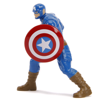 Машина металева Jada Марвел. Месники Форд Мустанг GT (2006) з фігуркою Капітана Америки,1:24, синій (253225007) - Pampik - 14