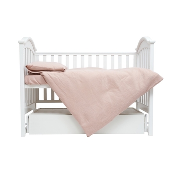 Комплект постільної білизни Twins Muslin, 3 предмети, капучіно (3031-TM-208) - Pampik - 2