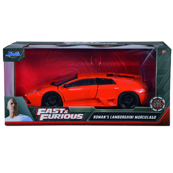 Машина металлическая Jada Форсаж Ламборгини Мурселаго, 1:24, оранжевый (253203056) - Pampik - 7