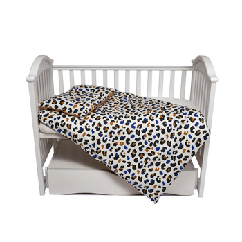 Комплект постільної білизни Twins Satin Limited Leo, 3 предмети, бежевий (3026-TSL-02) - Pampik