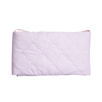 Бампер Twins Premium, стьобаний, 360х30 см, рожевий (2027-P200-08) - Pampik