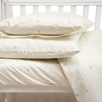 Комплект постільної білизни Twins Be Happy, 4 предмети, світло-бежевий (3078-TBH-202) - Pampik - 4