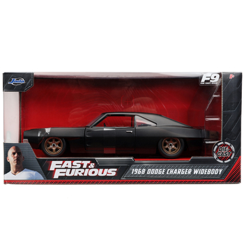 Машина металлическая Jada Форсаж 9 Додж Чаржер (1968), 1:24, черный (253203075) - Pampik - 12