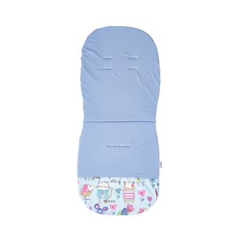 Вкладиш у коляску Twins Voyage Звірята, блакитний (8900-BTV-04) - Pampik