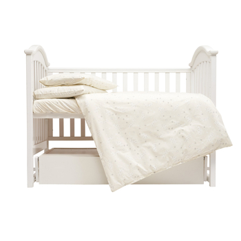 Комплект постільної білизни Twins Be Happy, 4 предмети, світло-бежевий (3078-TBH-202) - Pampik - 2