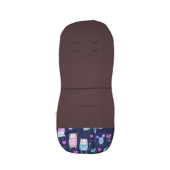 Вкладиш у коляску Twins Voyage Звірята, синій з коричневим (8900-BTV-09Z) - Pampik