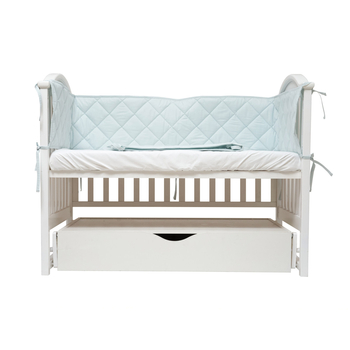 Бампер Twins Premium, стеганый, 360х30 см, мятный (2027-P200-14) - Pampik - 2