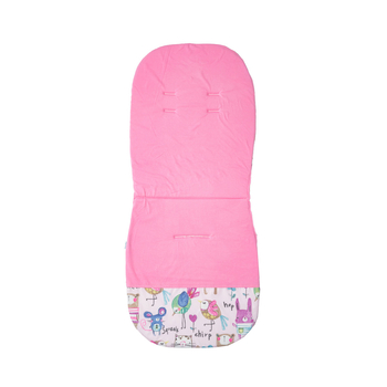 Вкладыш в коляску Twins Voyage Зверюшки, розовый (8900-BTV-08Z) - Pampik