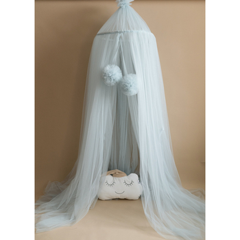 Балдахін-шатро Twins, єврофатин, блакитний (1099-99-04) - Pampik - 4