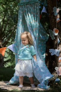 Балдахін-шатро Twins Cozy Dream Mint Cloud, поплін, м'ятний (1099-99TCD-14) - Pampik - 13