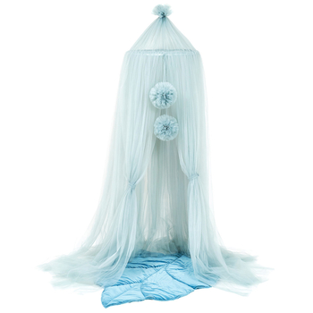 Балдахін-шатро Twins, єврофатин, блакитний (1099-99-04) - Pampik - 2