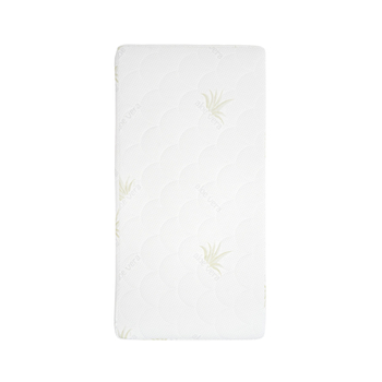 Матрац для дитячого ліжечка Twins Aloe Vera, 120x60x10 см, білий (5000-32TAV) - Pampik