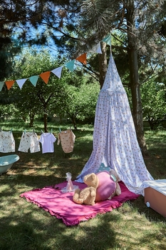 Балдахін-шатро Twins Cozy Dream Grey Rainbow поплін, сірий (1099-99TCD-10) - Pampik - 7