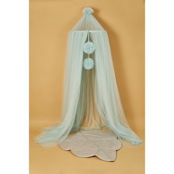 Балдахін-шатро Twins, єврофатин, блакитний (1099-99-04) - Pampik - 3