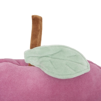 Бампер-подушка Twins Apple, велюр, 37×45 см, фіолетовий (7099-DTA-11) - Pampik - 2