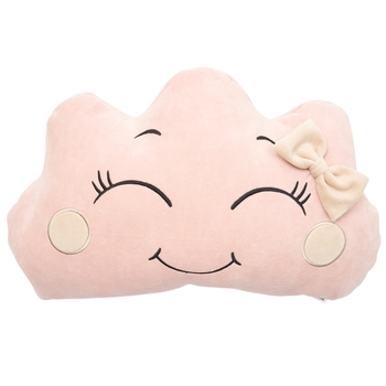 Бампер-подушка Twins Хмаринка дівчинка, пудра (7024-TCG-24) - Pampik