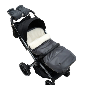 Конверт прогулянковий Twins Silver з рукавицями, mint ментол (9012-SNA-14T) - Pampik - 9