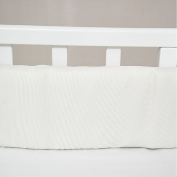 Бампер-валик Twins Ego, велюр, 240 см, молочний (2032-BVTEV-202) - Pampik - 3