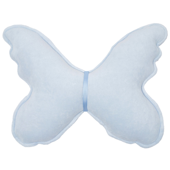 Бампер-подушка Twins Бабочка, велюр, 40х36 см, блактная (1310-MB-04) - Pampik