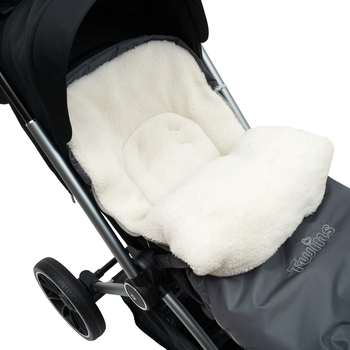 Конверт прогулянковий Twins Silver з рукавицями, latte латте (9012-SNA-201) - Pampik - 11