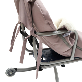 Конверт прогулянковий Twins Silver з рукавицями, latte латте (9012-SNA-201) - Pampik - 15