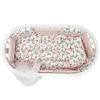 Постельный комплект Twins Dolce Limited Бемби, 8 эл., коралловый (4060-DL-020) - Pampik