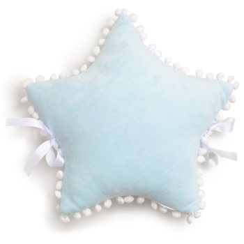 Бампер-подушка Twins Звездочка Маршмелоу, велюр, 37х37 см, мультиколор в ассортименте (2020-BTZM-20) - Pampik - 2