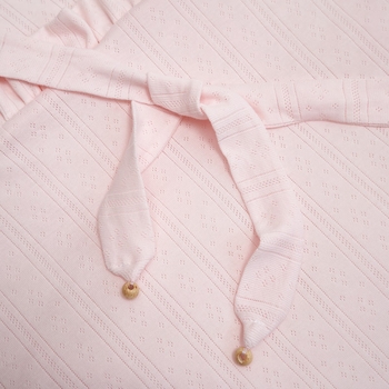 Конверт-плед на виписку Twins Softie, інтерлок, 90x90 см, рожевий (9015-TSF-08) - Pampik - 4